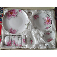 29PC Bone China Style Dinner Set with Full Decal (BC-002)